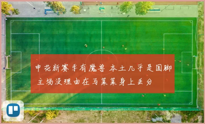 申花新赛季有魔兽 本土几乎是国脚 主场没理由在马莱莱身上丢分